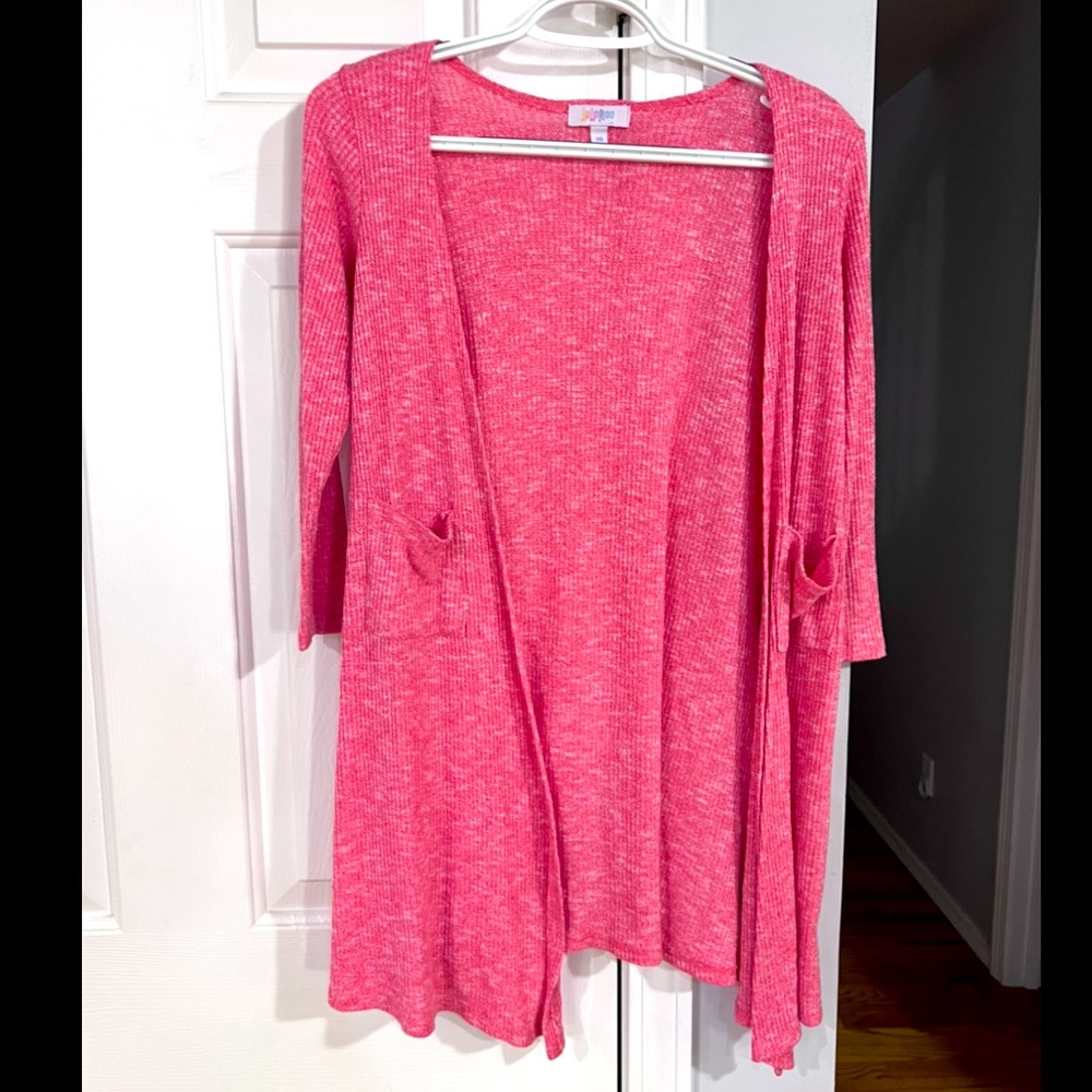 Girls size 10 pink lightweight Cardigan